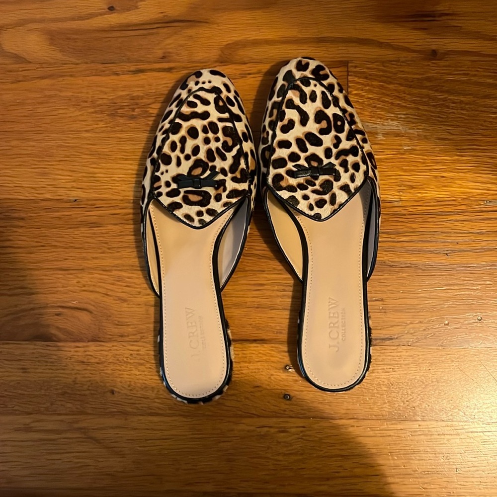 Jcrew leopard flats
